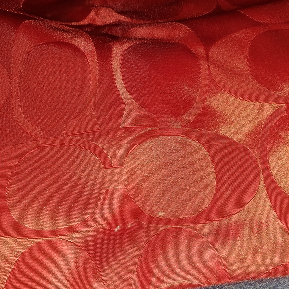 Coach Nylon Packable Weekender Bag - RED ❤ - Picture 10 of 15